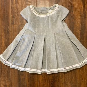 Tahari Baby Pleated Dress